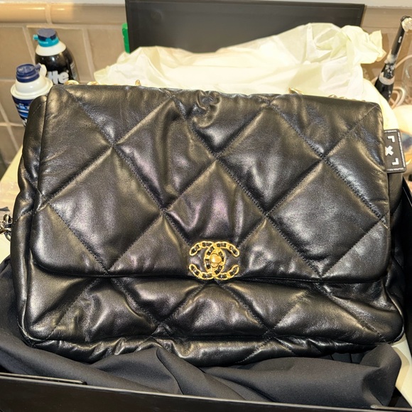 CHANEL Handbags - Chanel Classic Black Quilted Shoulder Bag